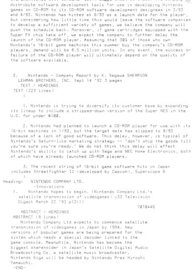 Infotrac Lehman Brothers K. Segawa Page 3